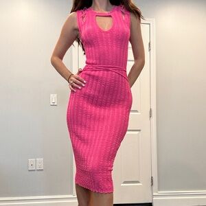 Vintage 90s pink dress - Rachel Roy